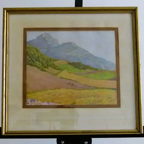 Grafik Landschaft von Oswald Poreau  