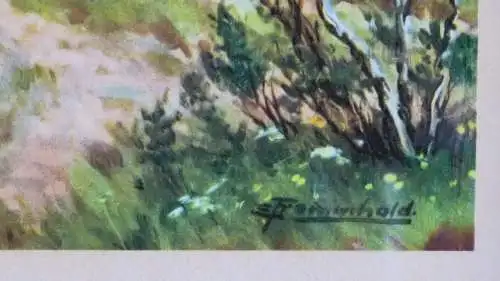 Grafik Landschaft von Ernst Frommhold  