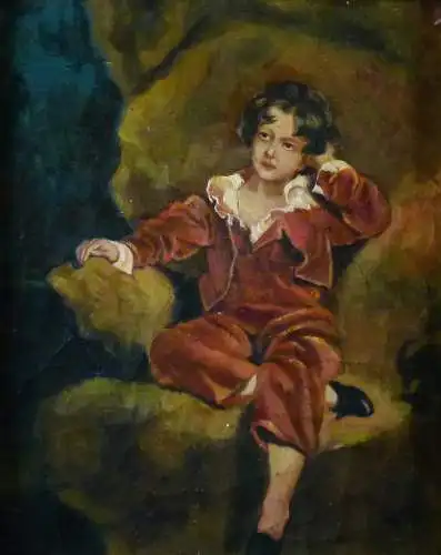 Ölgemälde The Red Boy nach Sir Thomas Lawrence  