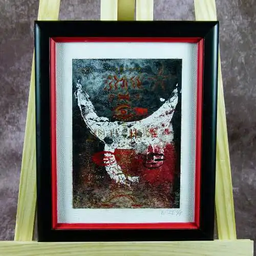 Mischtechnik Abstrakte Komposition von Ze Nobre  