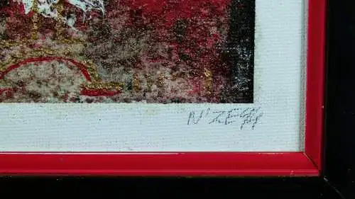 Mischtechnik Abstrakte Komposition von Ze Nobre  