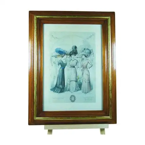 Farbradierung Le Salon des Modes Parisiennes  