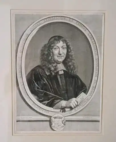 Radierung Henri Louis Habert de Montmor von Nicolas Pitau  