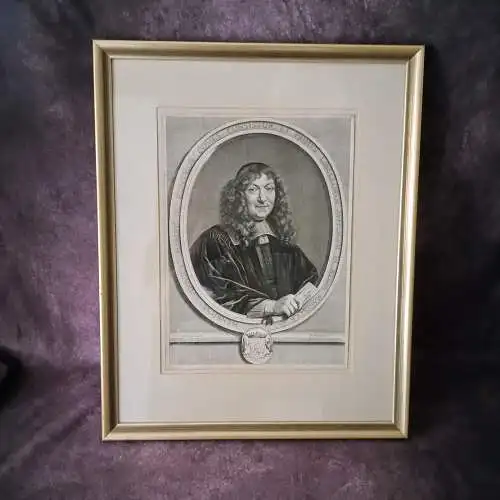 Radierung Henri Louis Habert de Montmor von Nicolas Pitau  