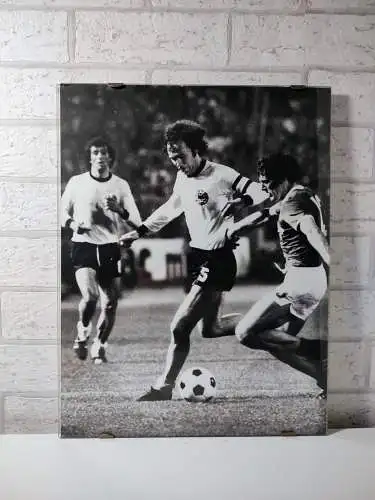 Pressefotografie WM 1974 DDR gegen BRD  