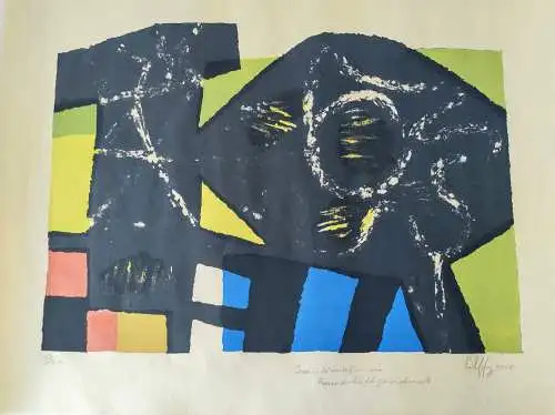 Serigrafie Iván Wimpffen von Peter Pálffy  