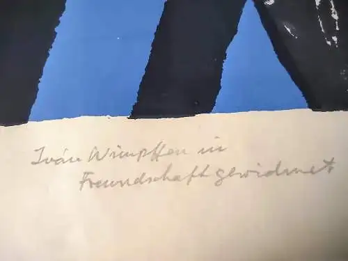 Serigrafie Iván Wimpffen von Peter Pálffy  