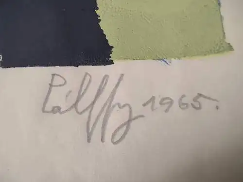 Serigrafie Iván Wimpffen von Peter Pálffy  