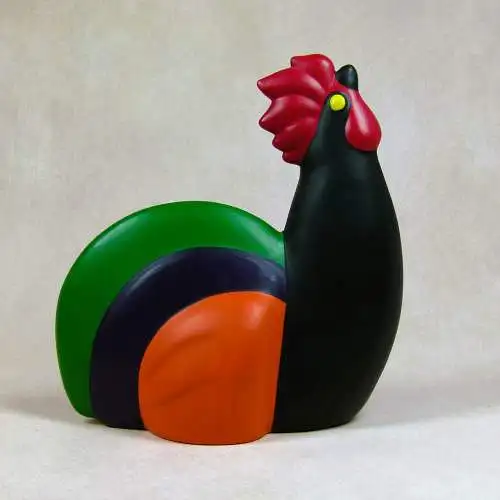 Keramikfigur Hahn von Italien 
