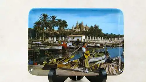 Set Melamin-Schmuckschalen Marlon Brando und Palma de Mallorca  