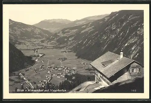 AK Wiesenhof, Blick auf Mayrhofen