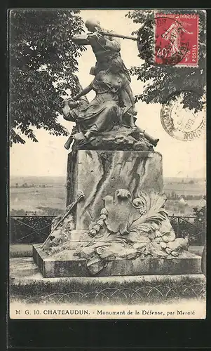 AK Châteaudun, Monument de la Défense