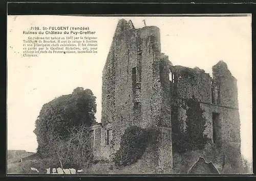 AK St-Fulgent, Ruines du Château du Puy-Greffier