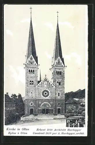 AK Olten, Kirche v. Architekt Hardegger, Eglise