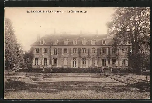 AK Dammarie-les-Lys, Le Chateau du Lys, Frontalansicht