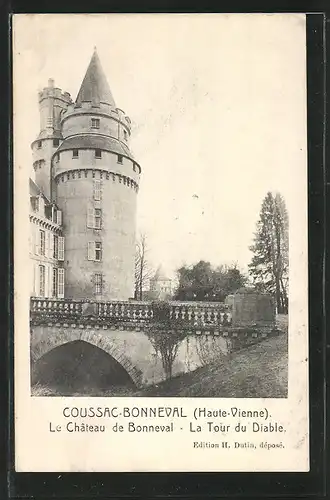 AK Coussac-Bonneval, Le Chateau de Bonneval, La Tour du Diable