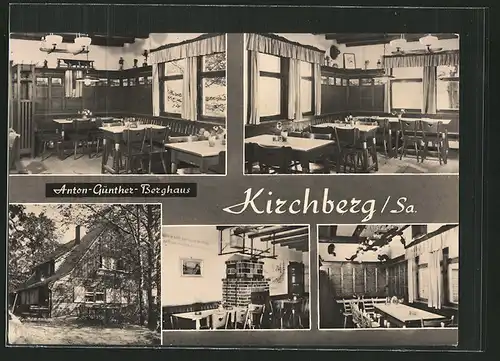AK Kirchberg, Anton-Günther-Berghaus, Inneres und Terrasse
