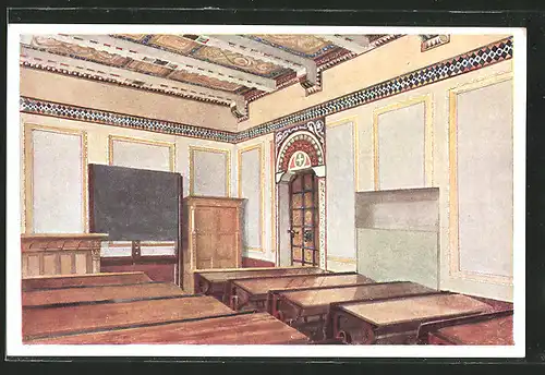 AK Berndorf, Schule, Lehrzimmer im byzantinischen Stil