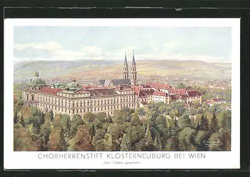 AK Klosterneuburg, Chorherrenstift von Osten