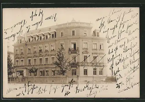 Foto-AK Dresden-Striesen, Wohnhaus in der Kipsdorfer Strasse 111