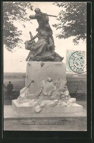 AK Châteaudun, Monument de la Defense