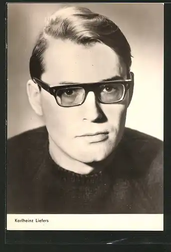 AK Schauspieler Karlheinz Liefers mit Brille