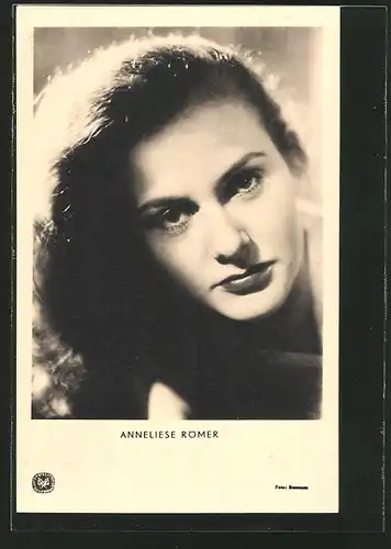 AK Portrait der Schauspielerin Anneliese Römer