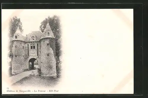 AK Nacqueville, château de Nacqueville, la poterne