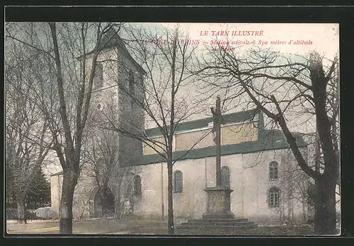 AK Lacaune-les-Bains, l'église