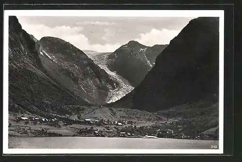 AK Norwegen, Sundalgletscher im Maurangerfjord