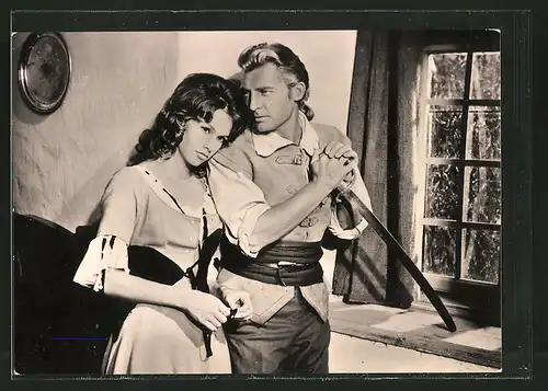 AK Schauspieler Georges Rivière und Schauspielerin Jeanne Valérie in "Mandrin"