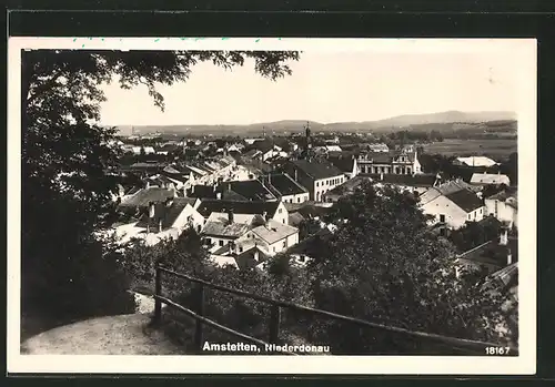 AK Amstetten, Blick auf den Ort