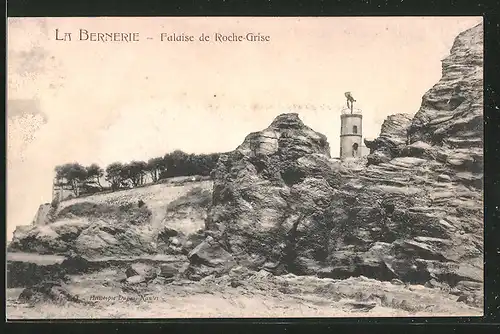 AK La-Bernerie, falaise du Roche-Grise