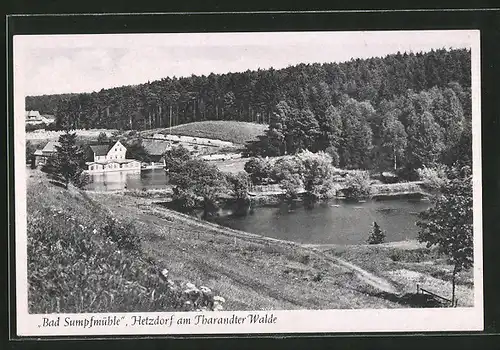 AK Hetzdorf, "Bad Sumpfmühle", Panorama