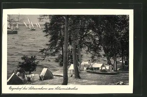AK Negerdorf, Zeltlager am Scharmützelsee, Segelboote