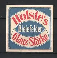 Reklamemarke Bielefeld, Bielefelder Holste's Glanz-Stärke
