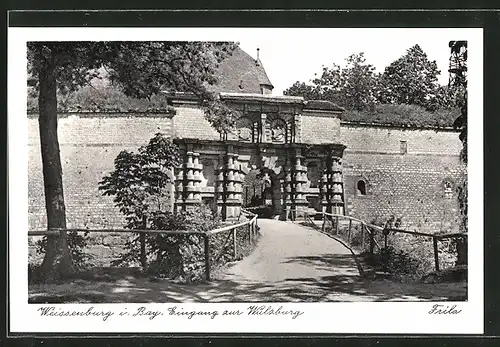 AK Weissenburg, Eingang zur Wülzburg