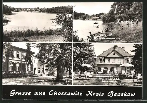 AK Chossewitz, Chossewitzer See, Klingemühle, Reisebüro der DDR - Erholungsheim