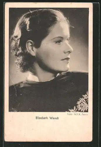 AK Schauspielerin Elisabeth Wendt