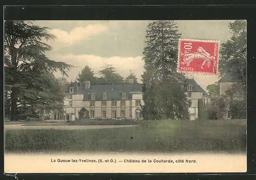 AK La Queue-lez-Yvelines, château de la Couharde, côté nord