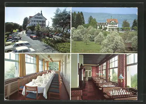 AK Feusisberg, Restaurant-Hotel "Schönfels" mit Gasträumen