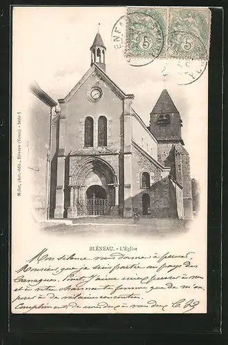 AK Bléneau, l'église