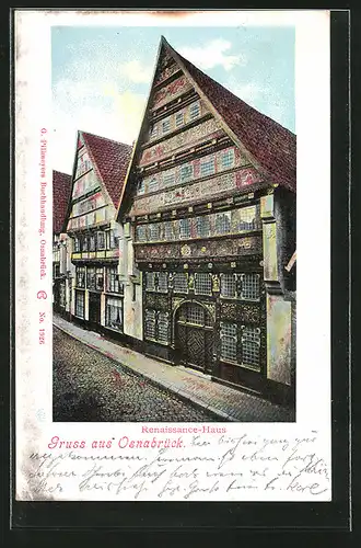 AK Osnabrück, Renaissance-Haus in der Bierstrasse