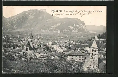 AK Voreppe, vue générale et le Bec de l'Échaillon