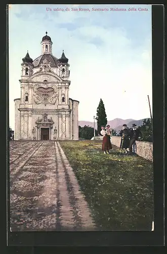 AK San Remo, Santuario Madonna della Costa