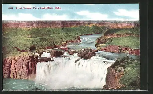 AK Snake River, ID, Great Shoshone Falls