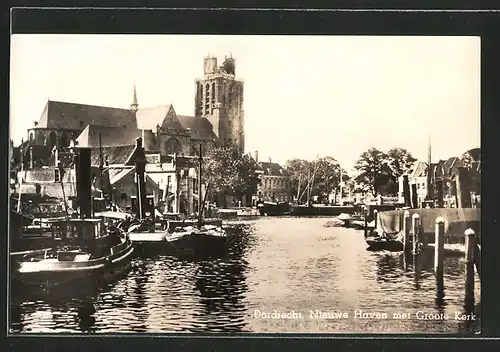 AK Dordrecht, Nieuwe Haven met Groote Kerk