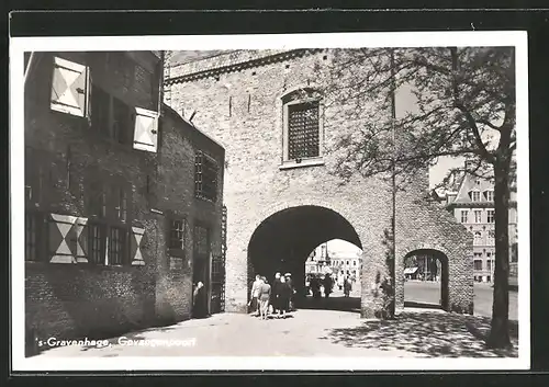 AK 's-Gravenhage, Gevangenpoort, altes Gefängnistor, Old prison gate