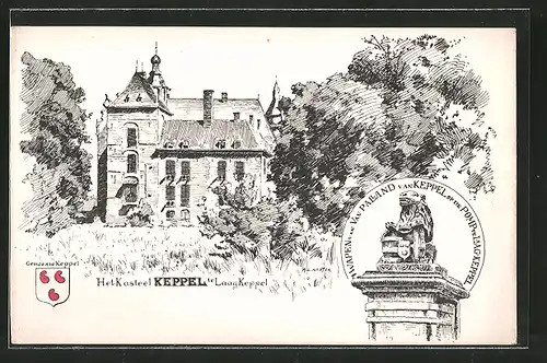 AK Keppel, Het Kasteel Keppel te Laag Keppel