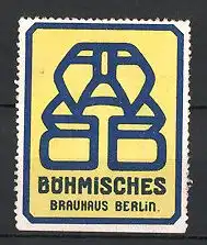 Reklamemarke Berlin, Böhmisches Brauhaus, Wappen der Brauerei